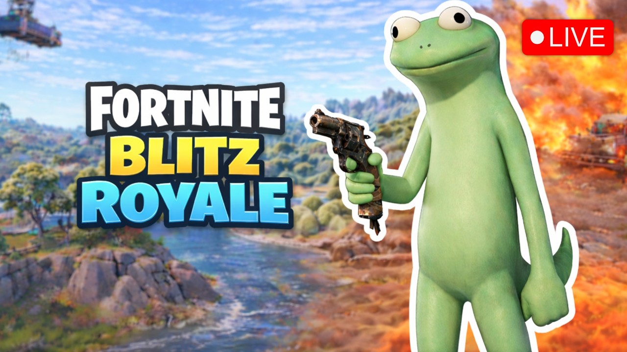 Fortnite | LIVE! | Zero Builds | 12 | BLITZ MODE  | LIZARD! | PLAYING W/THE BOYS!!