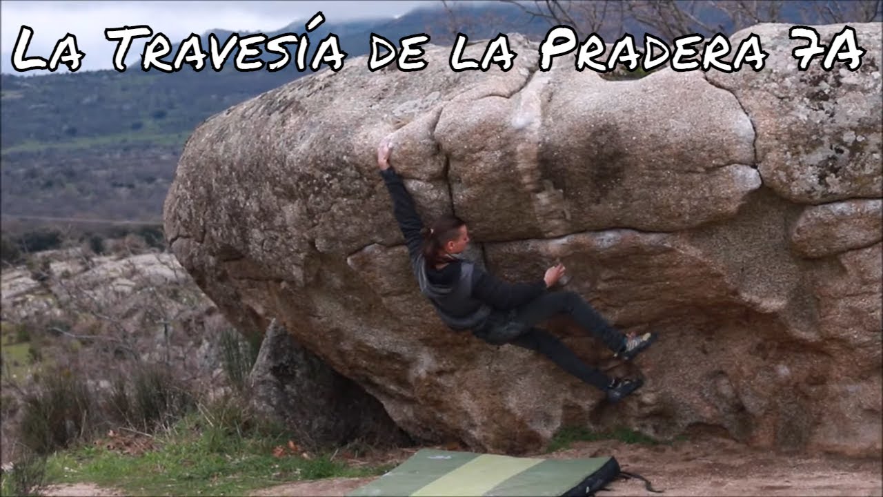 La Travesía de la Pradera 7A | Boulder Zarzalejo | Sector la Pradera