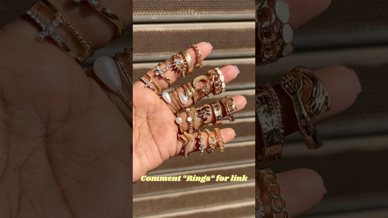 Set of 23 rings at ₹200✨ Afforafable Meesho Haul💞 #meeshohaul #meeshofinds #jewellerycollection