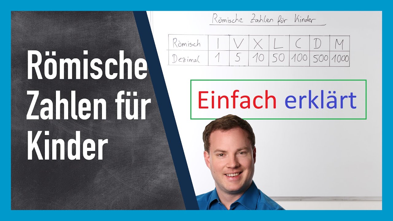 Römische Zahlen für Kinder