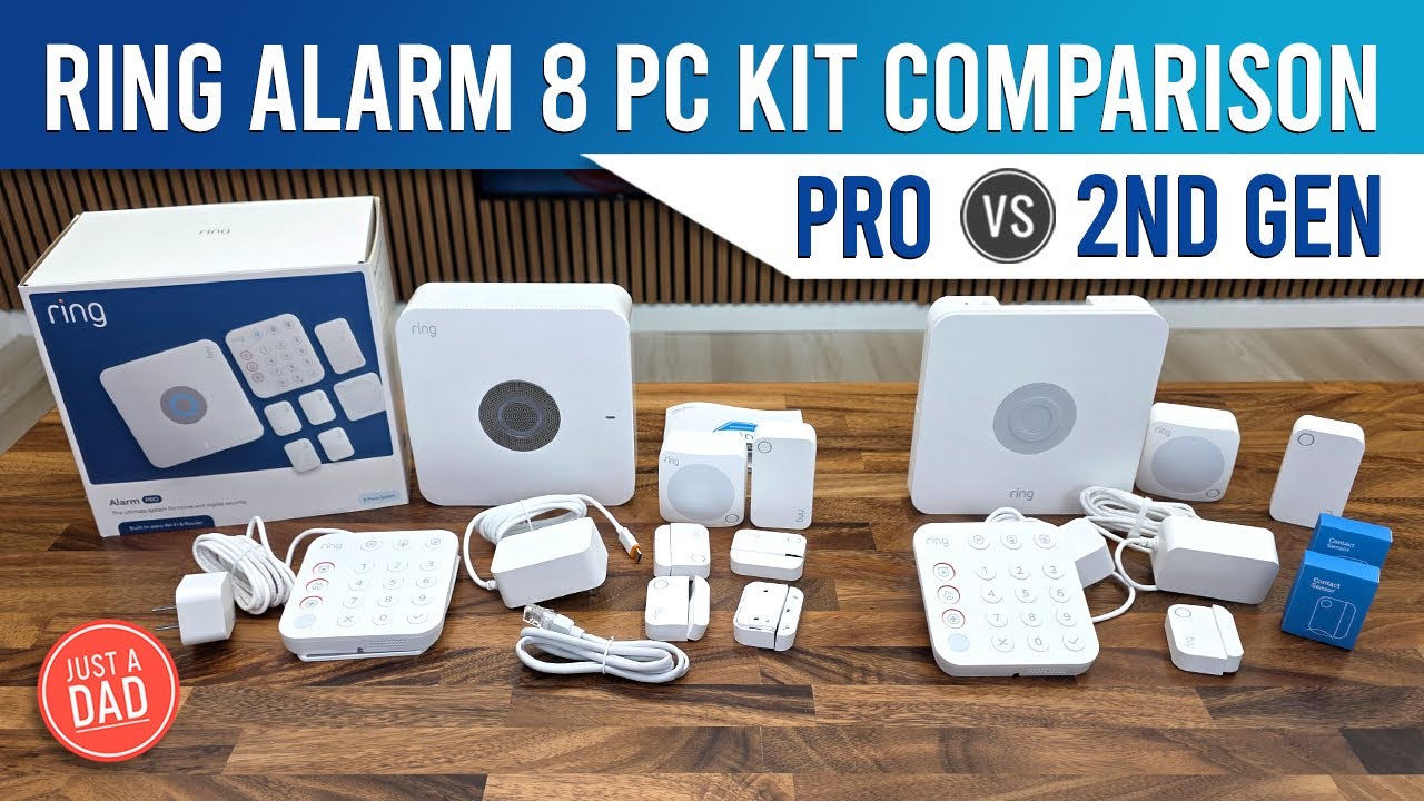 Ring Alarm 8 Pc Kit PRO vs 2nd GEN COMPARISON