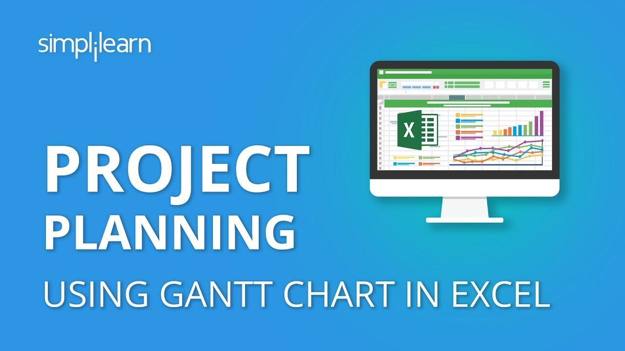 Project Planning | Project Plan In Excel With Gantt Chart | Project Management In Excel |Simplilearn