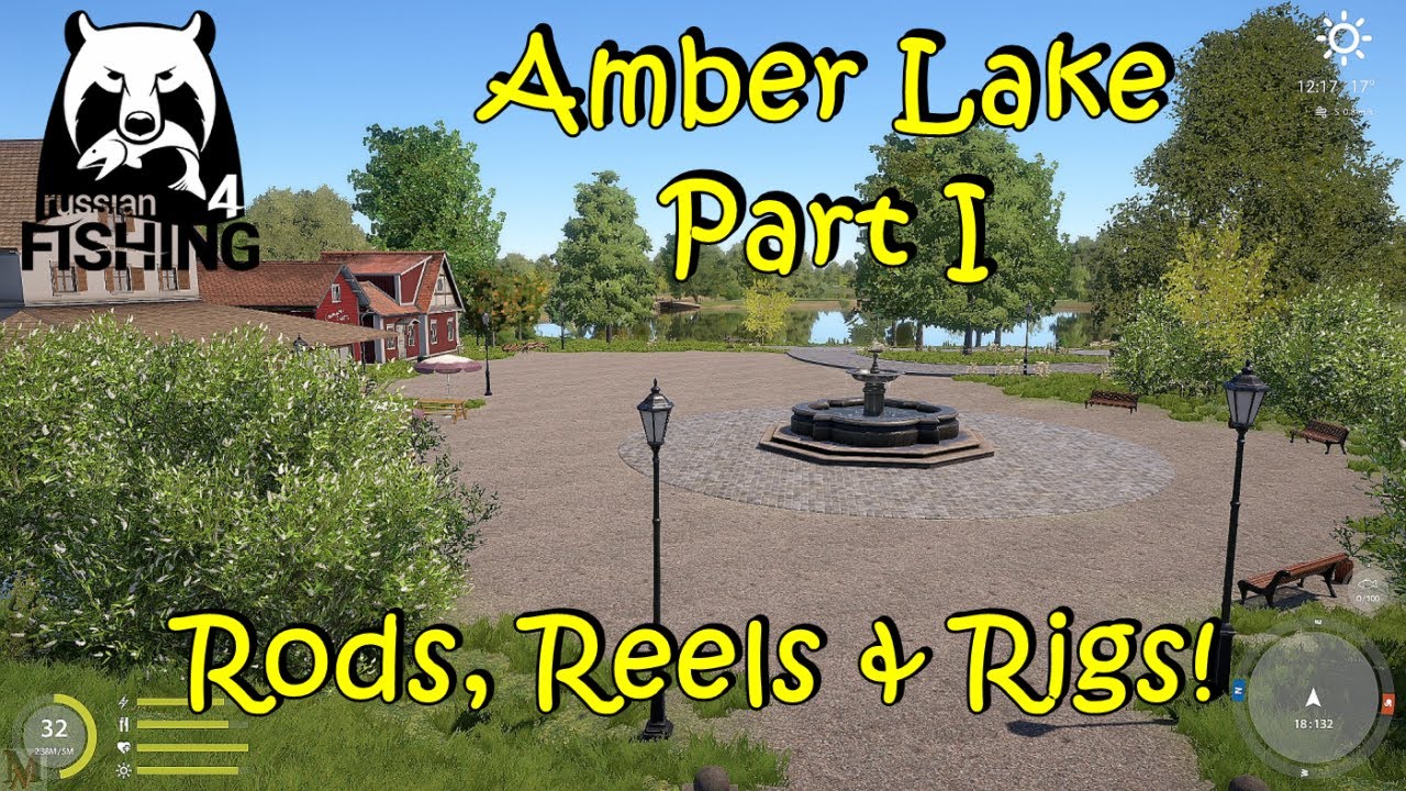 Russian Fishing 4 Amber Lake Rods, Reels & Rigs! Part I