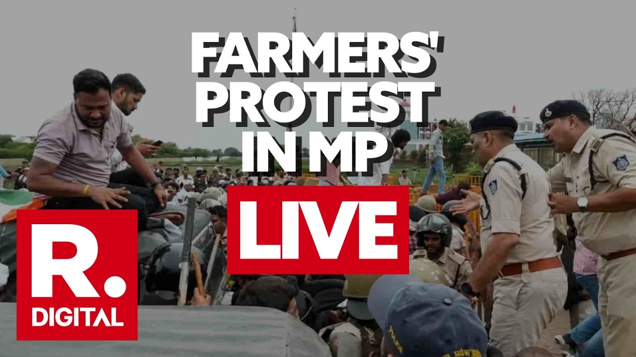 Bhopal LIVE: Farmers Demand 100% Moong Procurement At MSP | CM House March | Madhya Pradesh