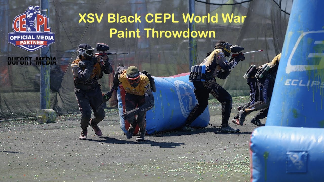 XSV Black | CEPL World War Paint Throwdown 2022 | Paintball Raw Footage