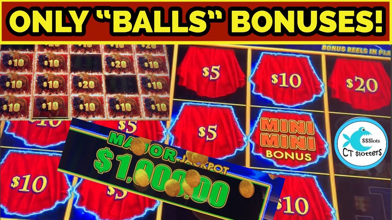 BALLS! MAJOR JACKPOT! NOTHING BUT HOLD & SPIN TYPE BONUSES ON VARIOUS SLOTS! WINNING!