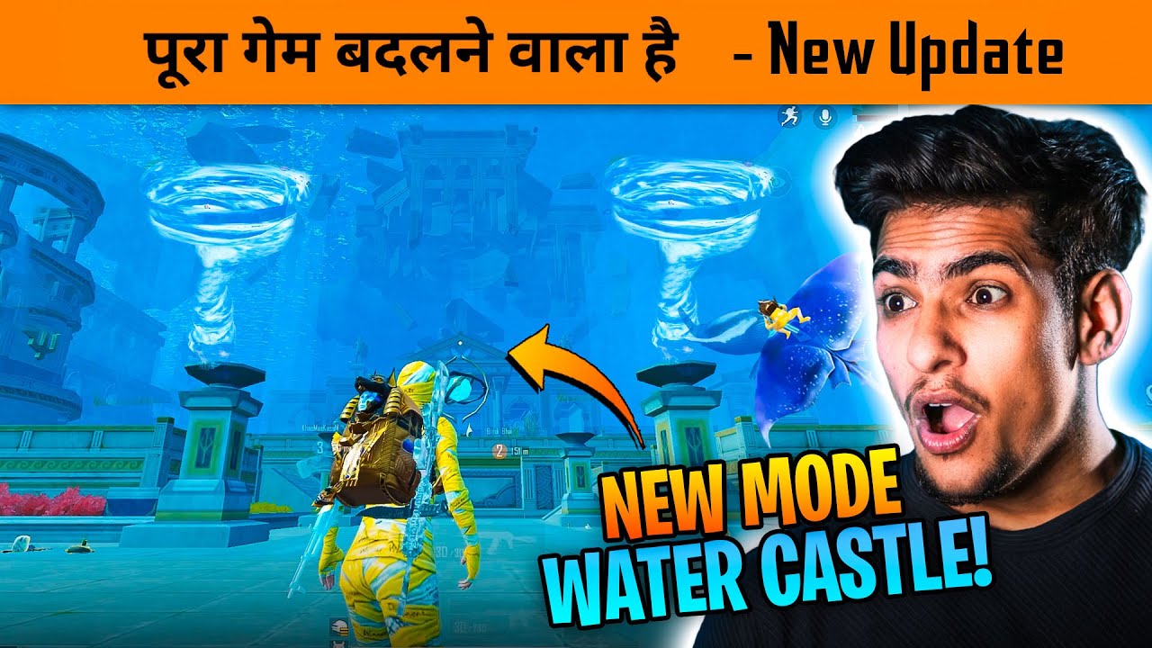 🔥BGMI New Update - Whole Erangel Underwater New Aquaman Mode - New water Powers in BGMI