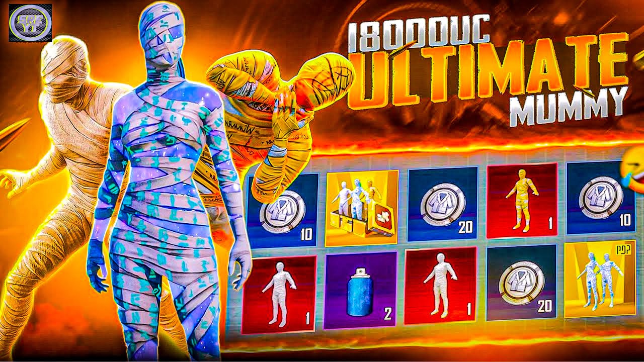😱NEW ULTIMATE MUMMY SETS CRATEOPENING BGMI