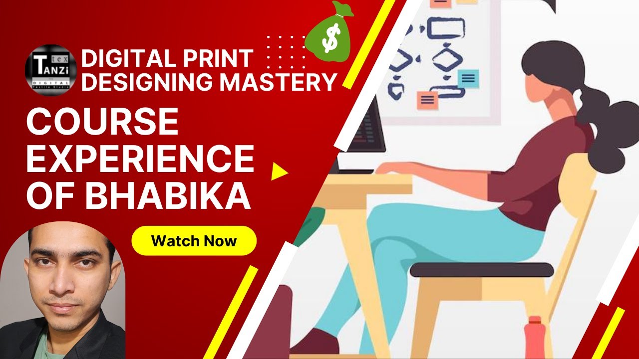 TANZITEX DPDM COURSE EXPERIENCE OF BHABIKA BANWARI A FREELANCE DESIGNER #Digitalprint designing