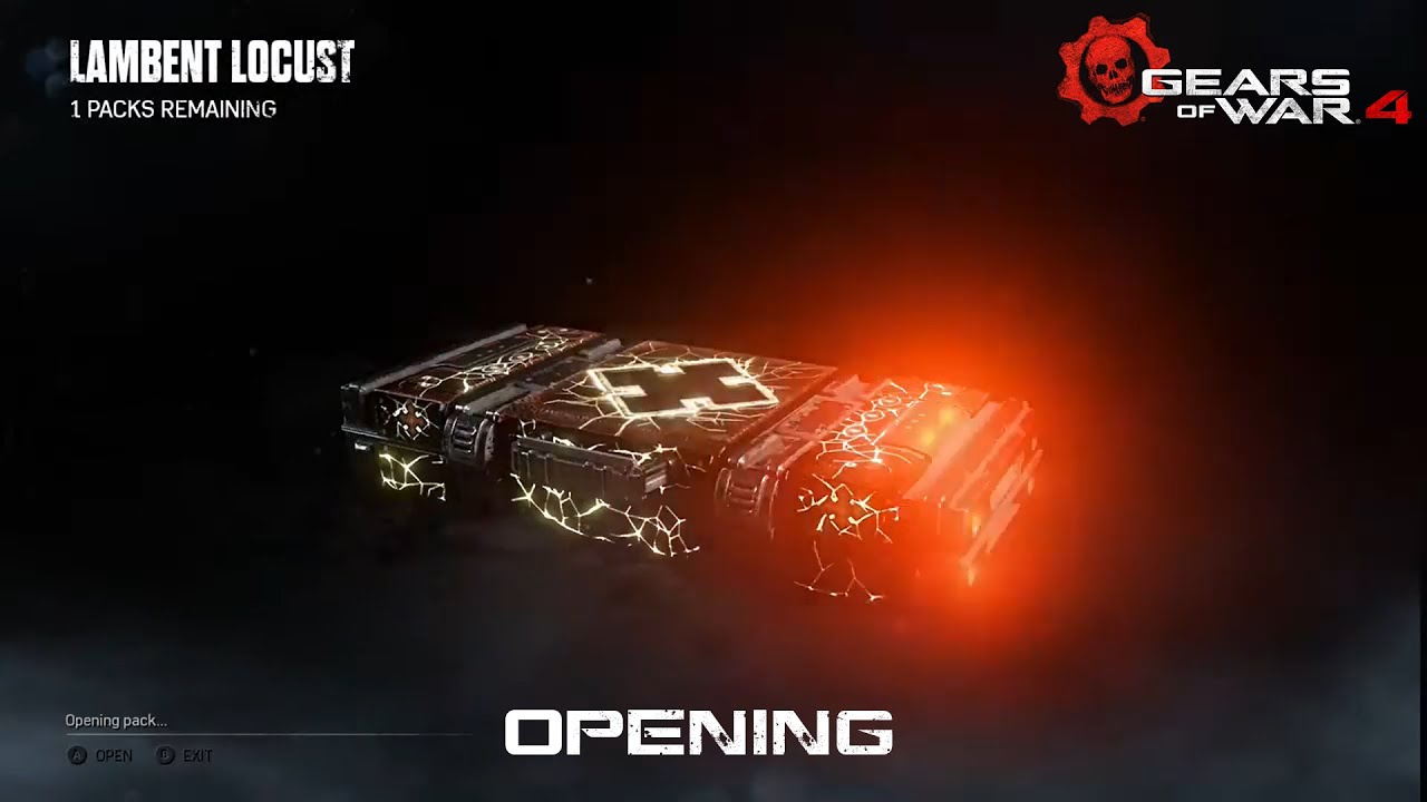 Gears of War 4 - Opening Lambent Locust packs (Emblem, skins and every character)