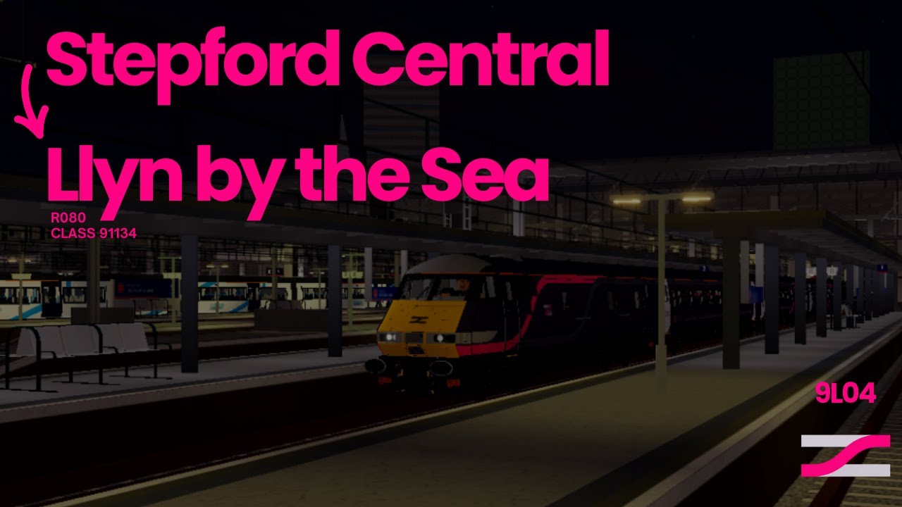 Driving an Express Class 91 🚆 | Stepford Central → Llyn-By-The-Sea | #stepfordcountyrailway #roblox