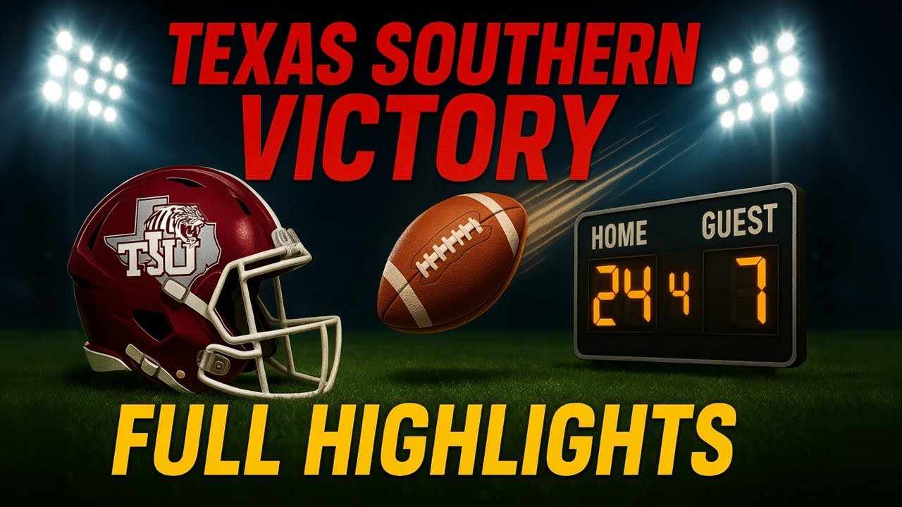 Texas Southern Clinches Winning Season vs Alabama A&M (24-7) | Full Highlights (HBCU GO)
