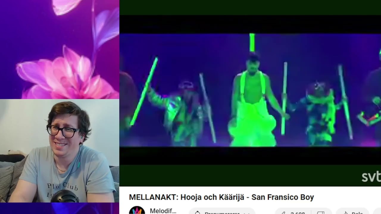 Käärijä x Hooja - San Francisco Boy - LIVE - Melodifestivalen 2025 #reaction *THE ICON IS BACK*