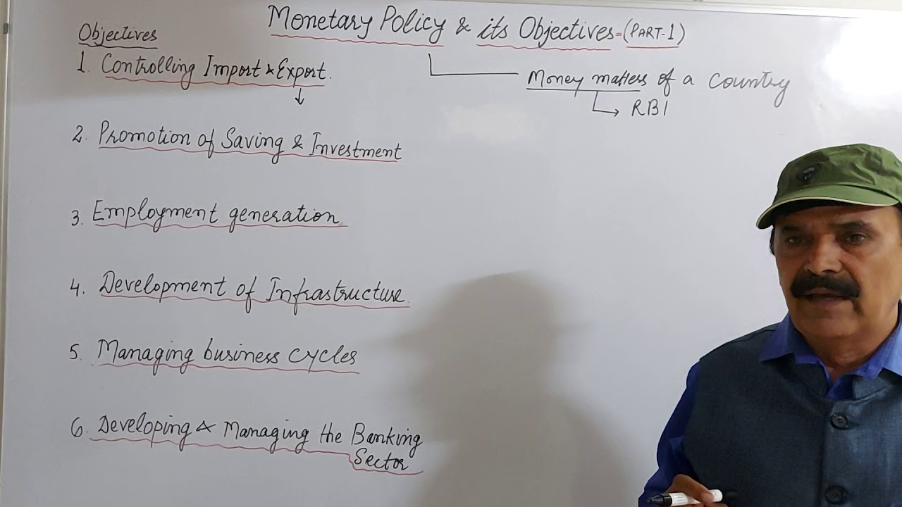 MONETARY  P0LICY & its Objectives (Part 1)-#SSC,#UPSC #Banking #EPFO#HTET#CTET#Railways
