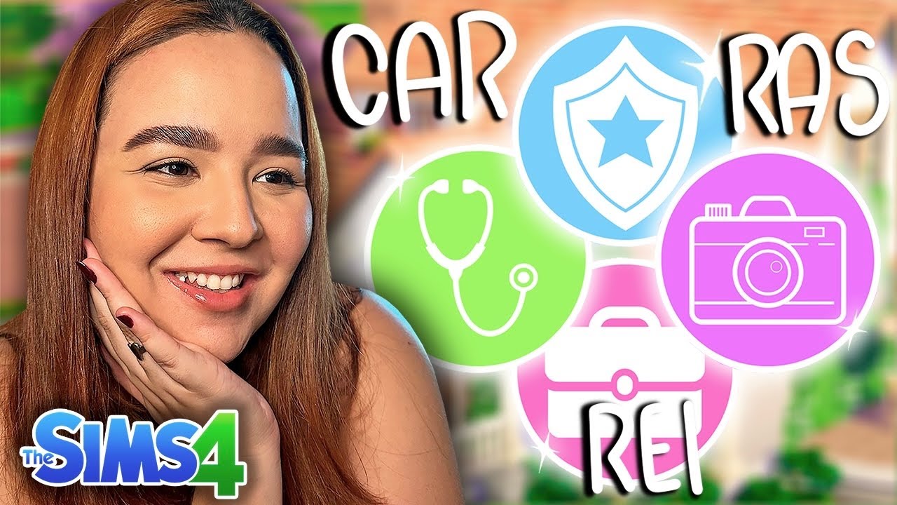 Cada Cômodo é uma CARREIRA/PROFISSÃO diferente no THE SIMS 4