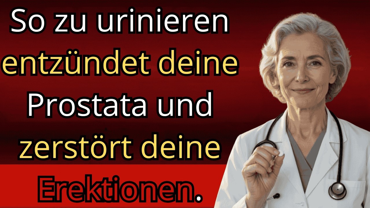 Urologin erklärt: So zu urinieren schädigt Ihre Prostata | Viele ignorieren es.