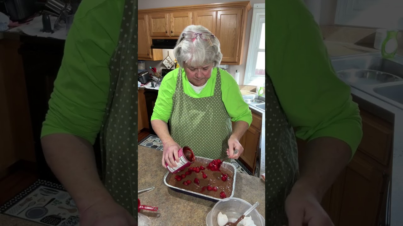 Chocolate covered cherry brownies