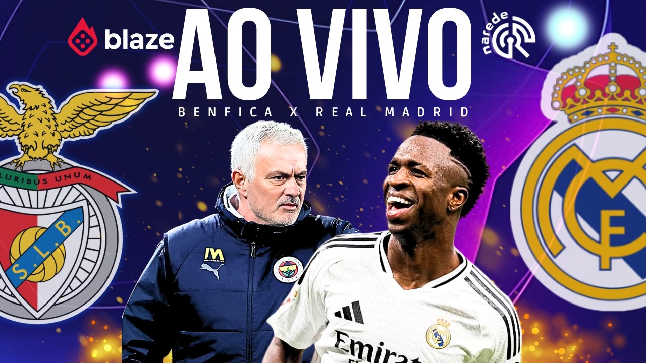 AO VIVO AGORA: BENFICA X REAL MADRID | CHAMPIONS LEAGUE 2026 | JOGO AO VIVO PELA LIGA DOS CAMPE&Otilde;ES