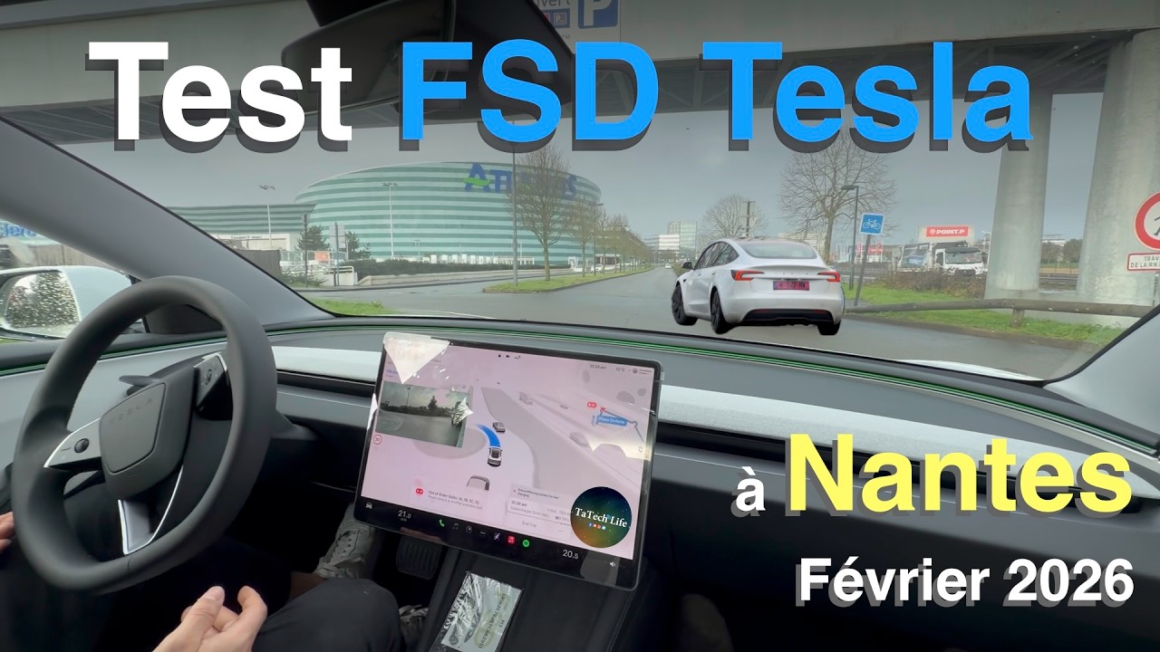 Tesla FSD test (vidéo complète)