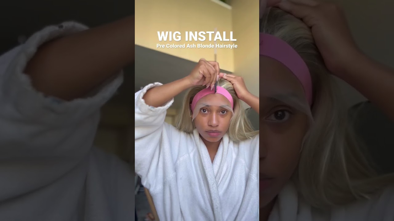 Finally A Pre Colored Ash Blonde Wig 😍🫶🏽 