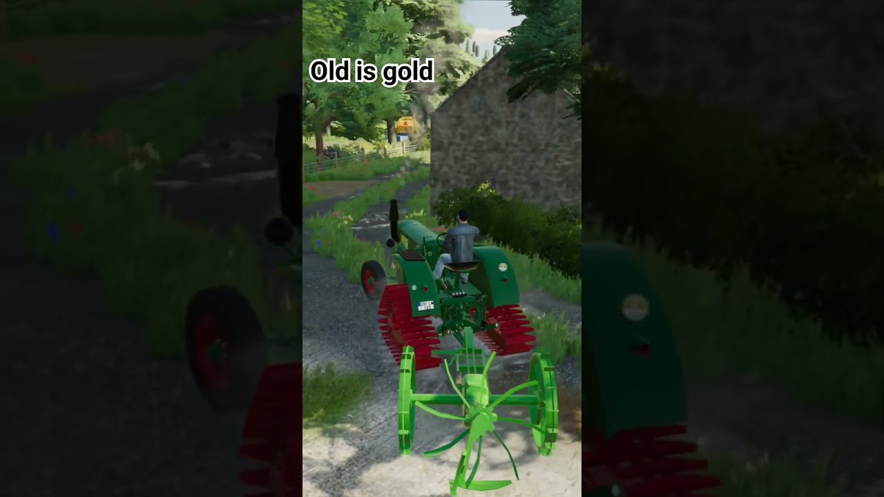 Old is gold ,old tractor #fs22 #farmingmods