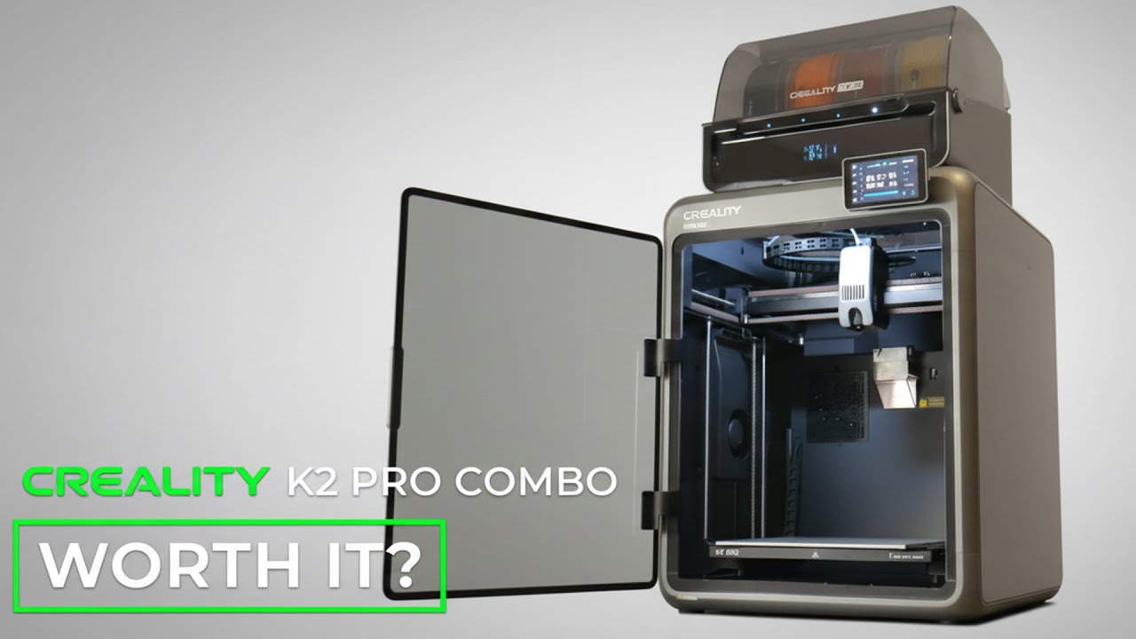 Обзор Creality K2 Pro Combo — распаковка, функции, настройка, качество печати