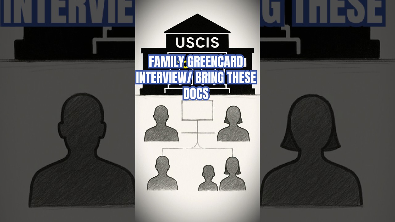 Green Card Interview(Part 3: Family-Based ) What to Expect & How to Prepare #greencard #uscis