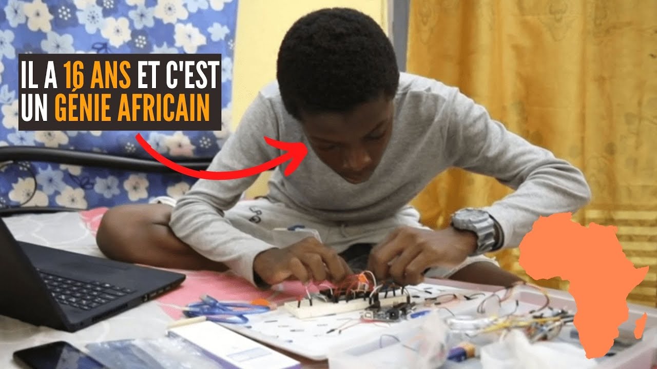 Soutenons ce génie Africain. Il a 16 ans et est un inventeur