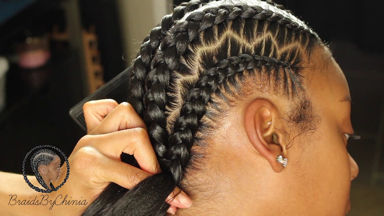 Zig Zag Stitch Braids
