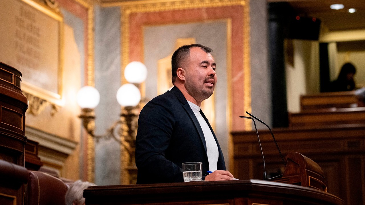 «La juventud es ejemplo parando desahucios, montando cooperativas y movilizándose» Nahuel González