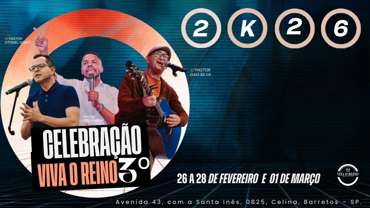3 ANOS DA VIVA O REINO: Dia 3 da Celebração que Está Marcando a Nossa História! 🔥 LIVE