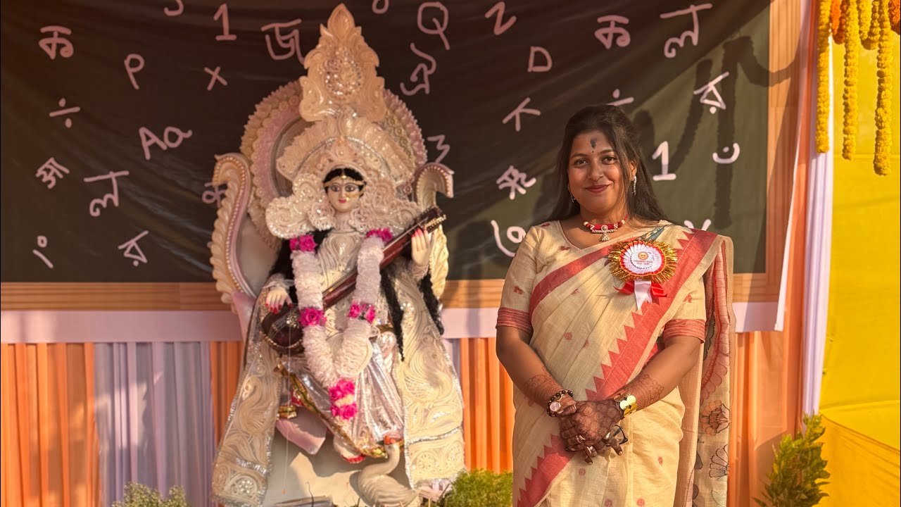 After a long day, I am back with my channel. Starts with Saraswati Pujo blog 2026 in St. Xavier’s.