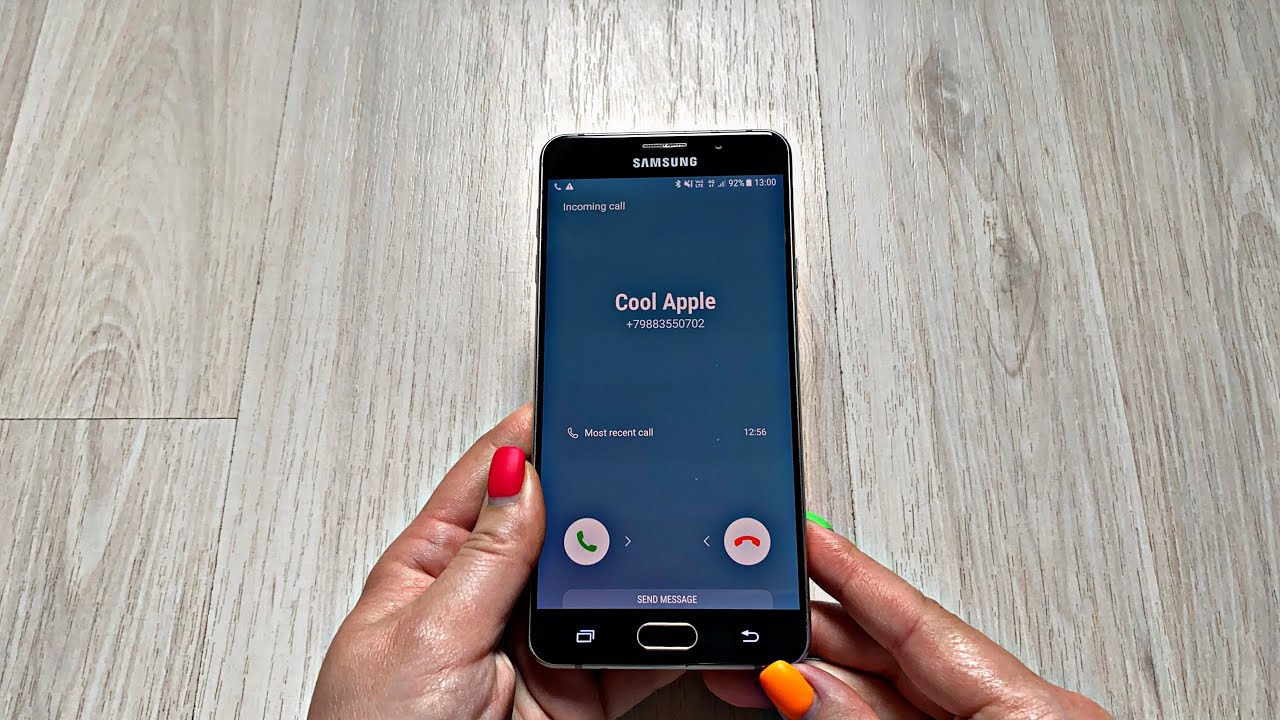 Samsung Galaxy A7 (2016) SM-A710F Incoming call