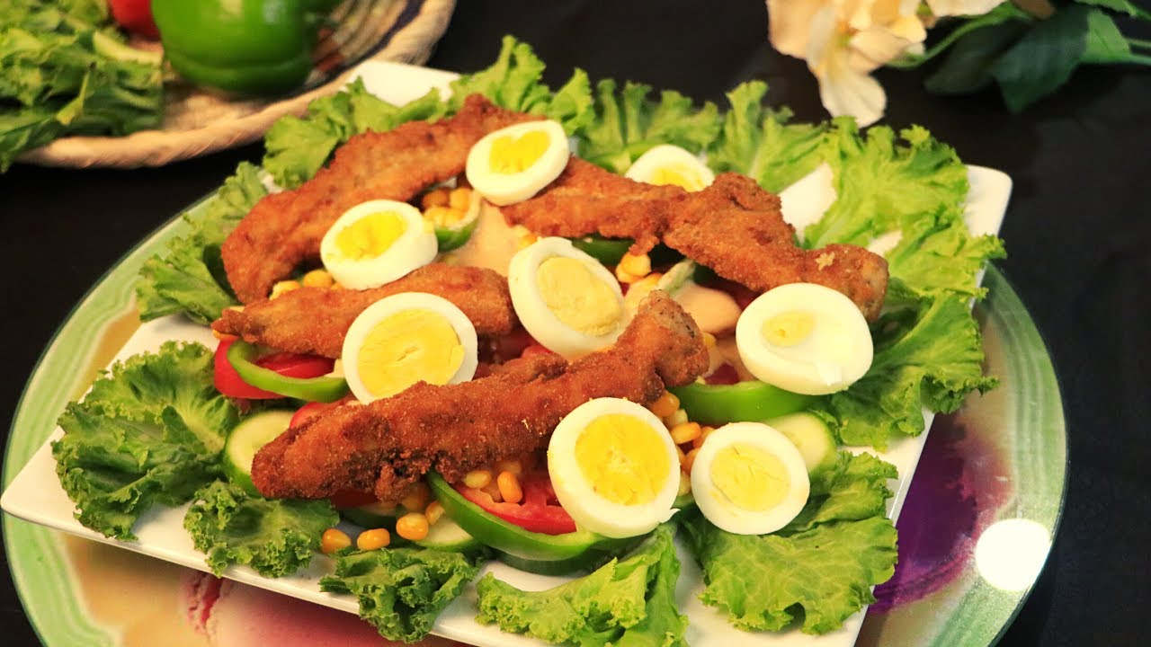 European salad | American Salad | European Food | Chicken with Vegetable Salad