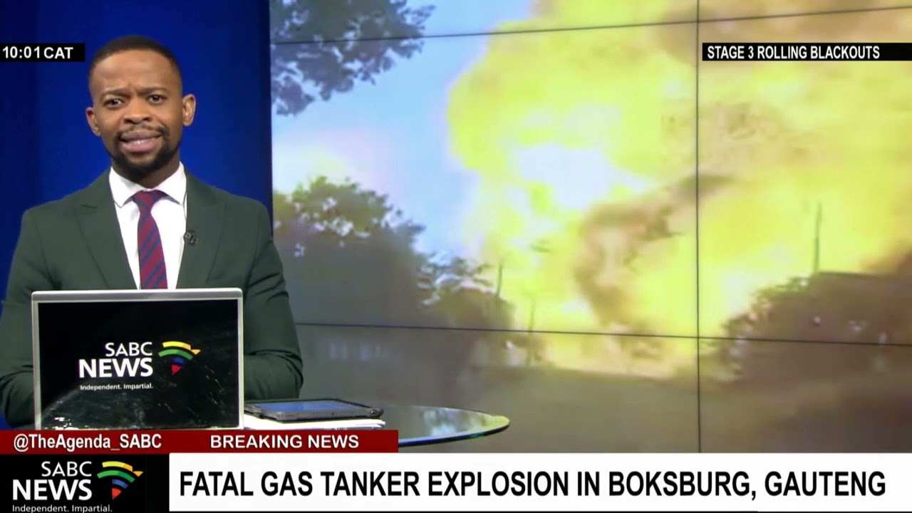 BREAKING NEWS | Fatal gas tanker explosion in Boksburg, Gauteng