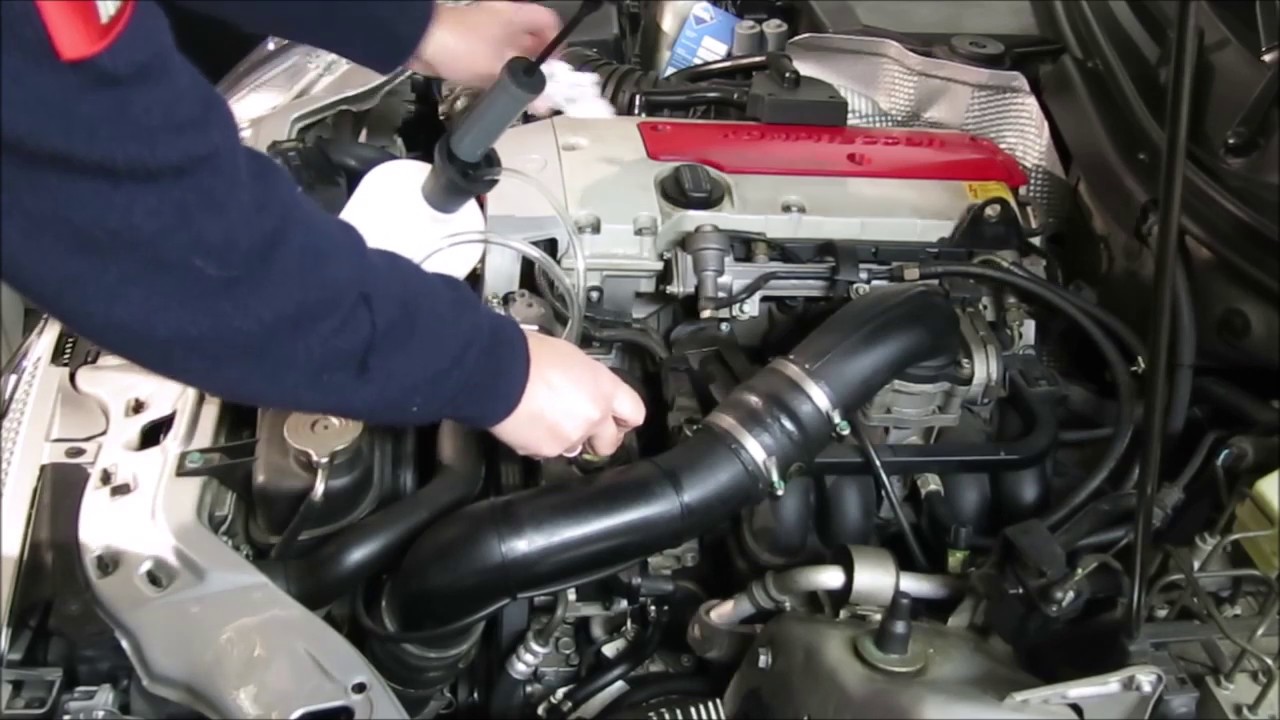 SLK R170 Servolenkung Ölschlauch wechseln Power Steering Leaking Oil Hose Problem