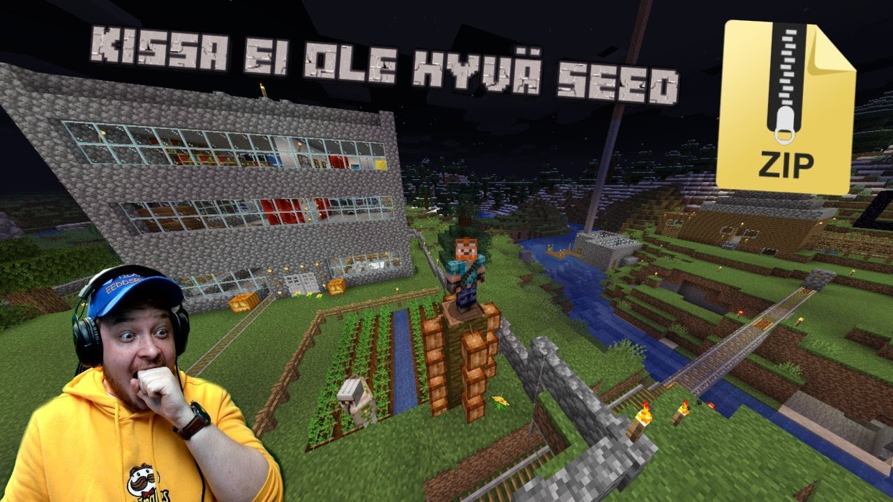 K&Auml;YN MUN ENSIMM&Auml;ISESS&Auml; MINECRAFT MAAILMASSA 6 VUODEN J&Auml;LKEEN!!