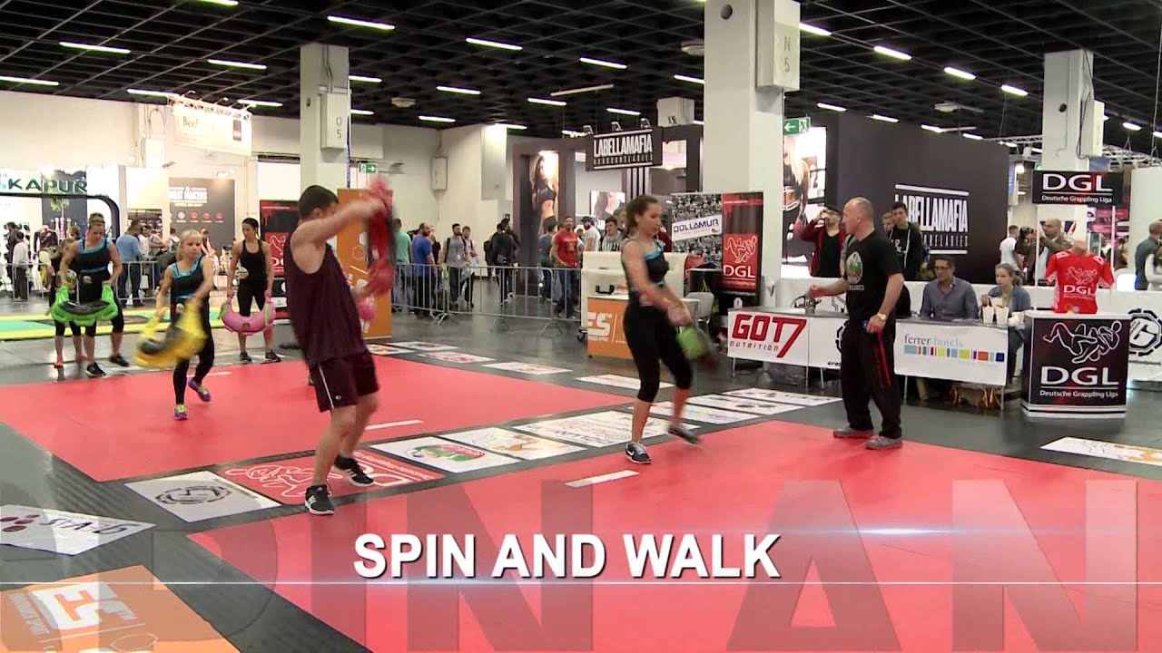 Functional Training Hard Core Bulgarian Bag Muscular Endurance Workout at FIBO 2015