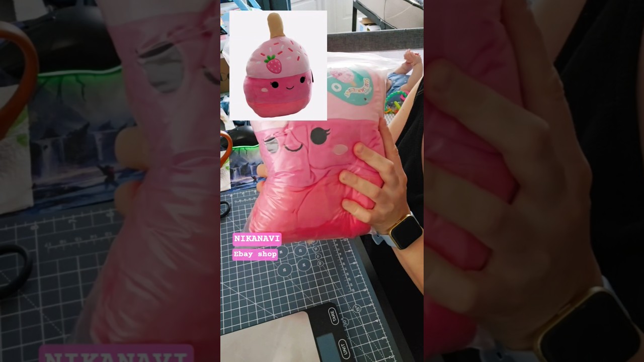 Squishmallow Strawberry ✨ #workingmom