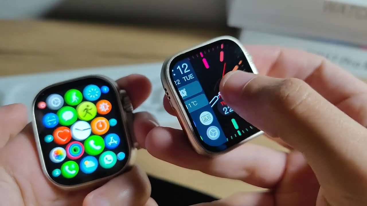 En Popüler Akıllı Saatler Yan yana - GS8 Ultra / H10 Ultra / SW17 / Watch 8 Ultra Kutu Açılımı