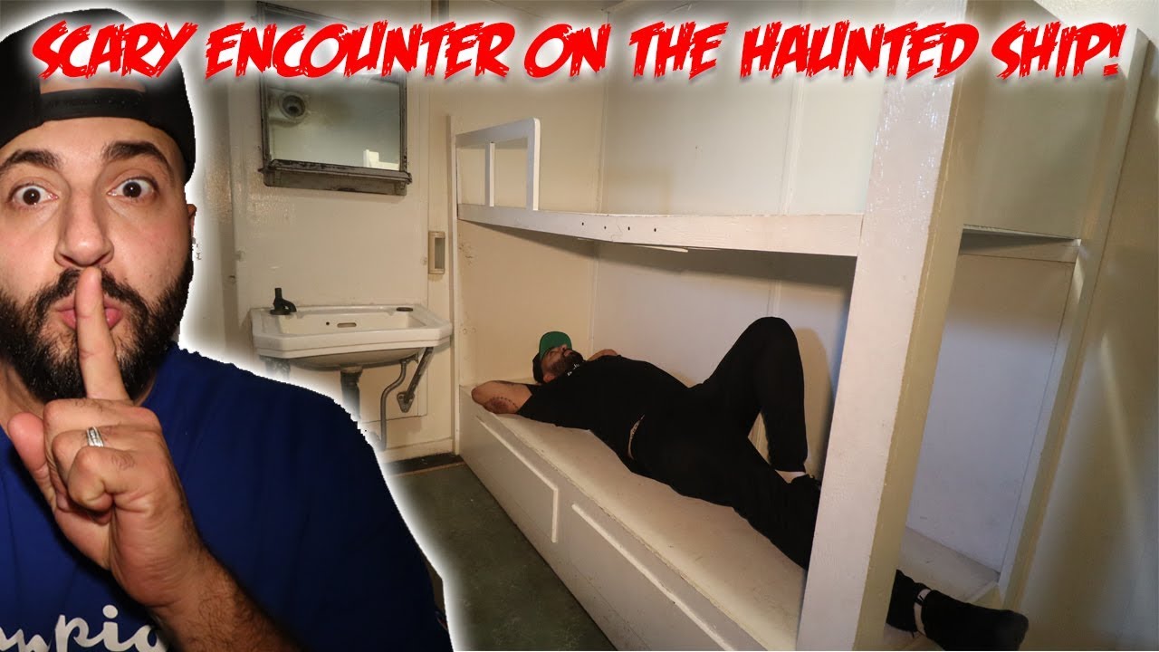 She had A scary Paranormal Encounter on the Haunted SHIP (SHANE DAWSON SLEPT HERE)