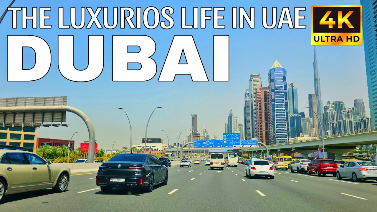 EXPLORE Dubai Most BREATHTAKING Highway Drives 2025 in 4K
