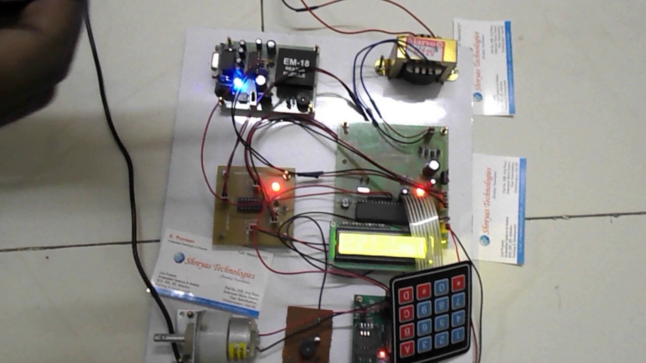 RFID & GSM BASED BANK LOCKER SYSTEM