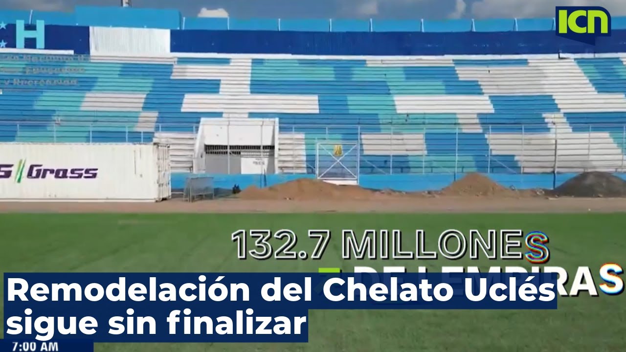 CONDEPOR vuelve a fallar, remodelación de graderías del Chelato Úcles sigue inconclusa