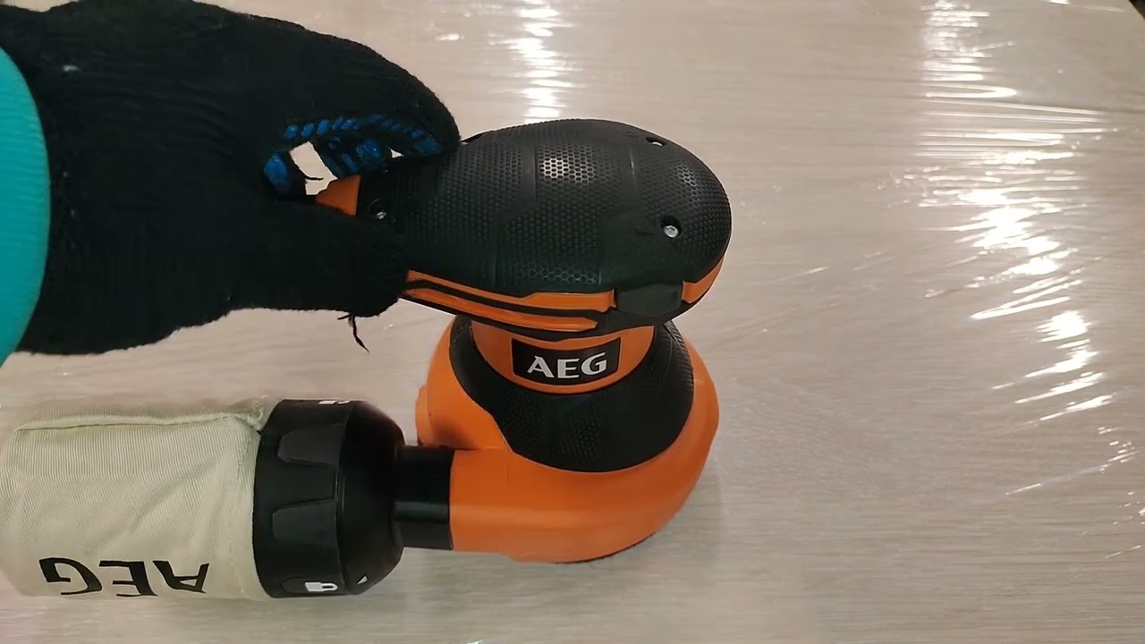 Орбитальная шлифмашина AEG powertools ex 125 es обзор и мои впечатления.