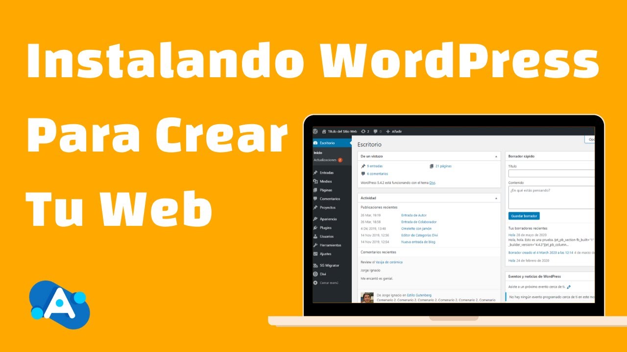 Cómo Instalar WordPress para Crear tu Página Web