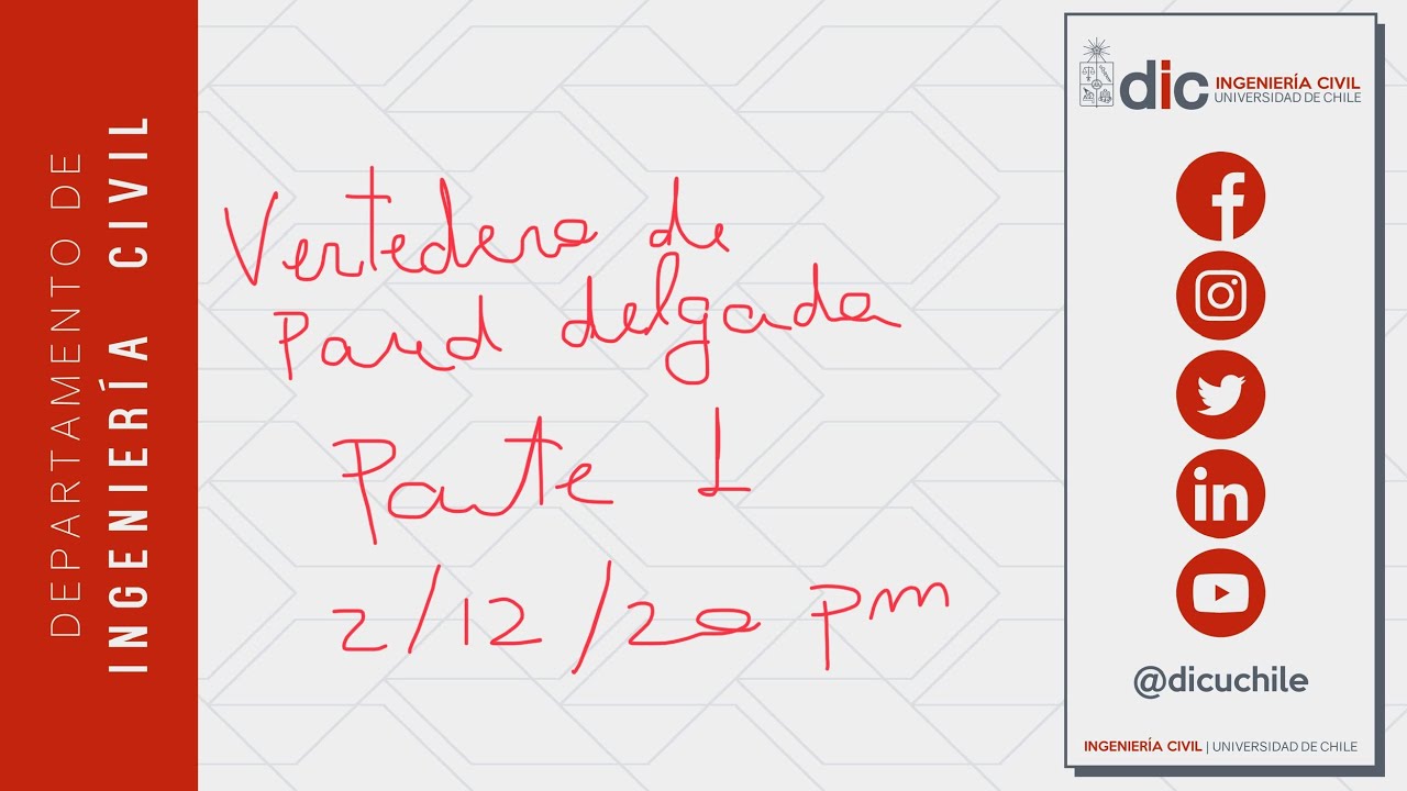 Vertedero pared delgada parte 1