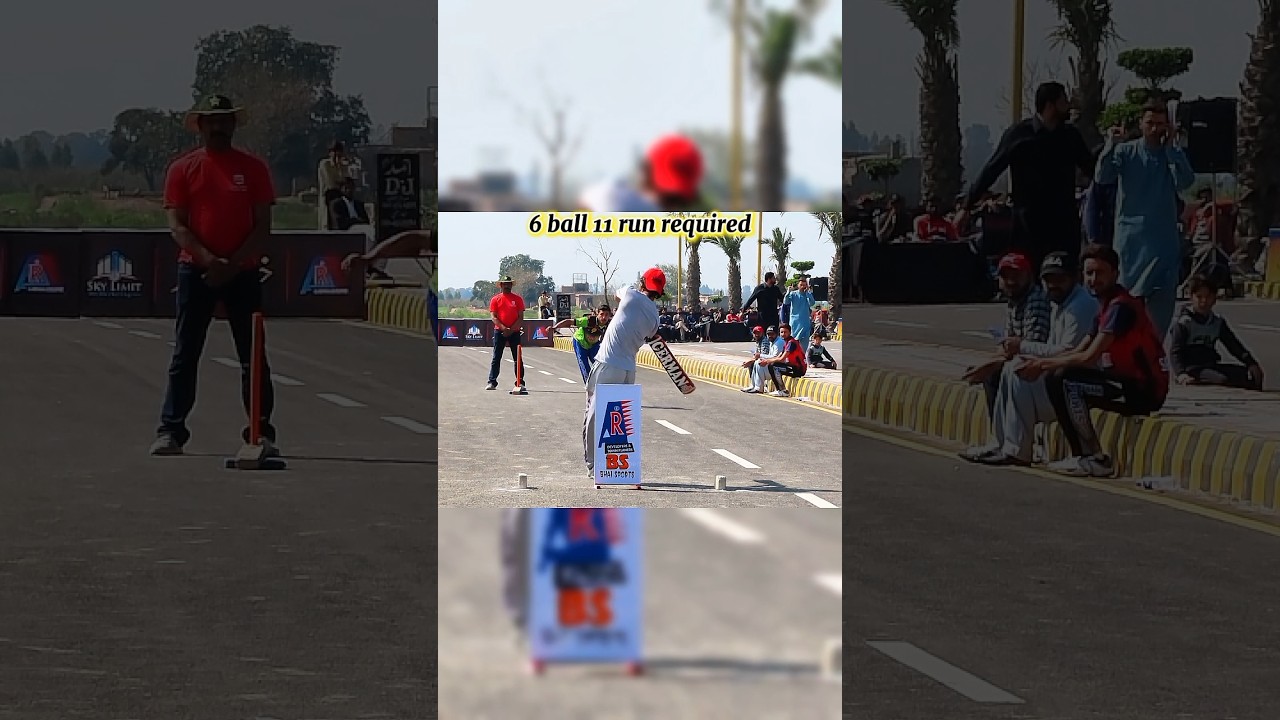 Single Wicket 😱 6 ball 11 run required| #tapeballcricket #cricket #trending #viral #shorts