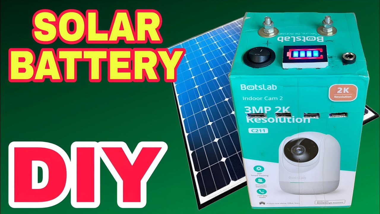 How I Make 12V LITHIUM Solar Battery Pack From old Power Bank