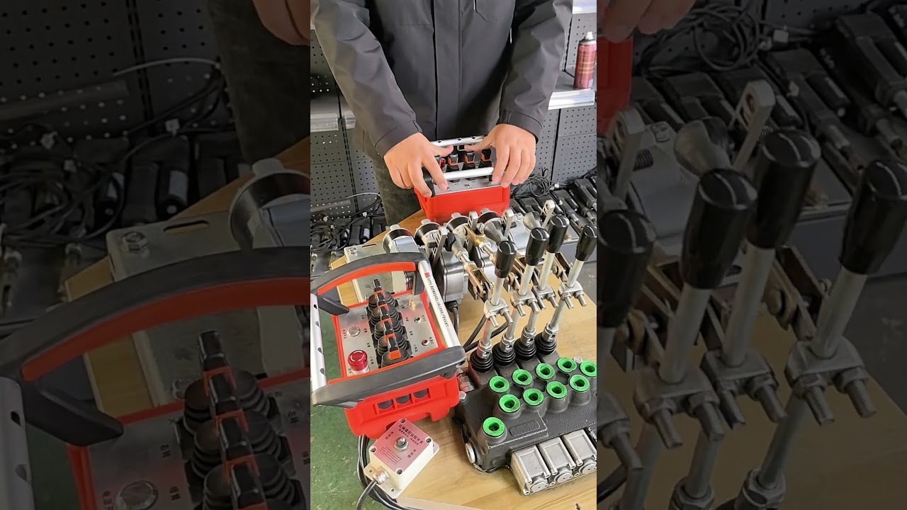 12-24V 4 #Joystick #Proportional #wireless motor #remote #control#crane#cranetruck#fassi#unic#effer